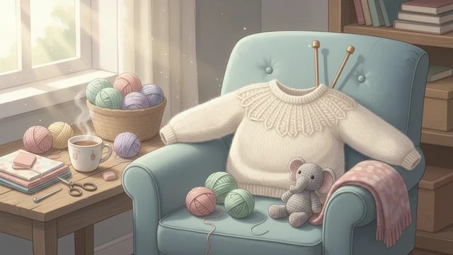 Детский кардиган регланом сверху без перекосов: аккуратно и «на вырост»