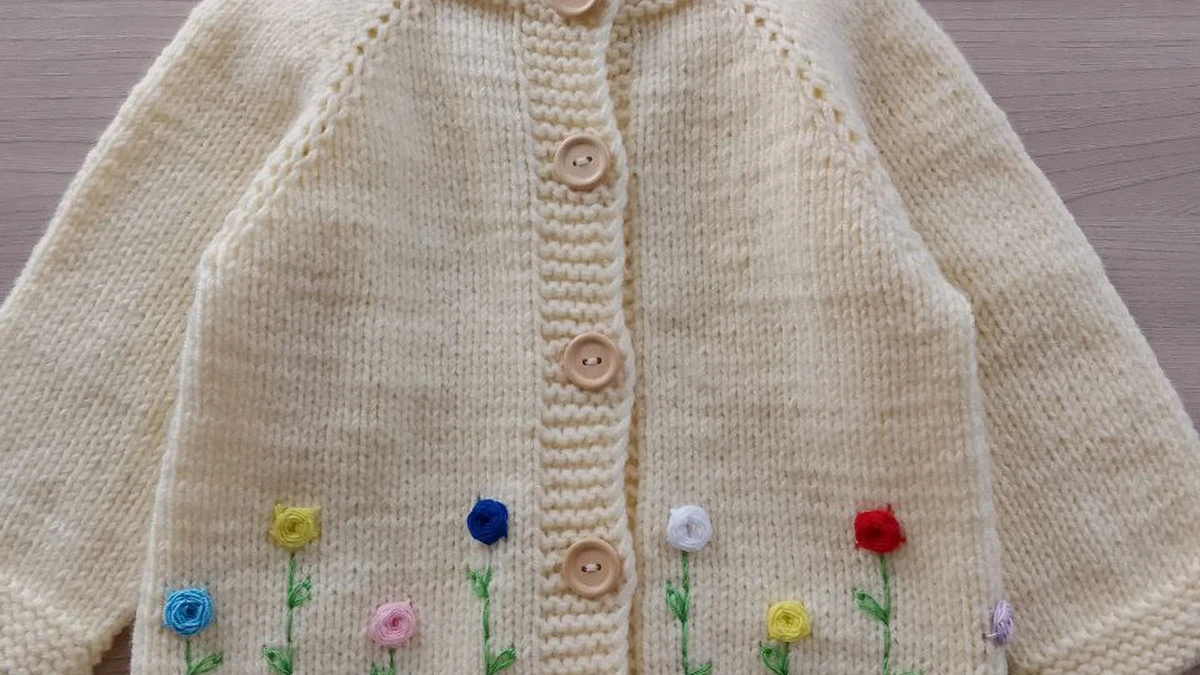 Цветочный кардиган 🌼