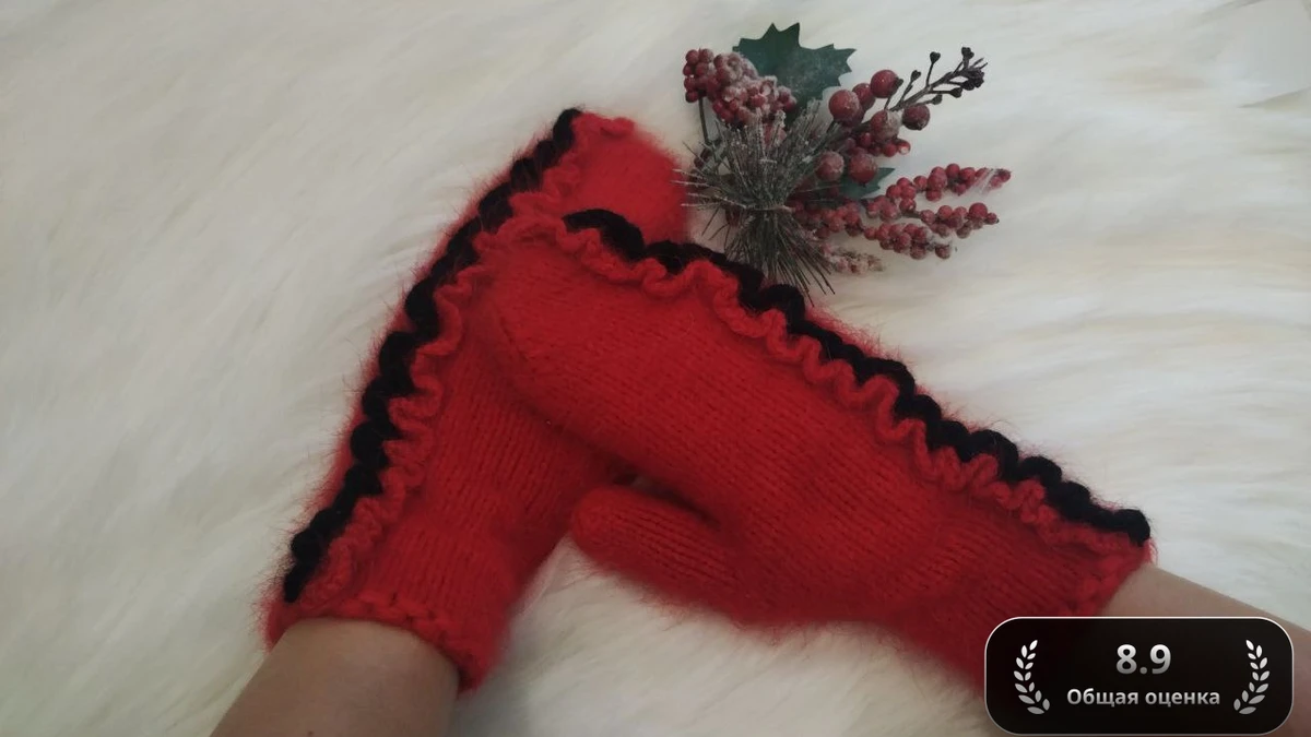 Фламенко-варежки 🔥