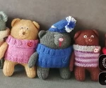 Медвежата в свитерах 🐻