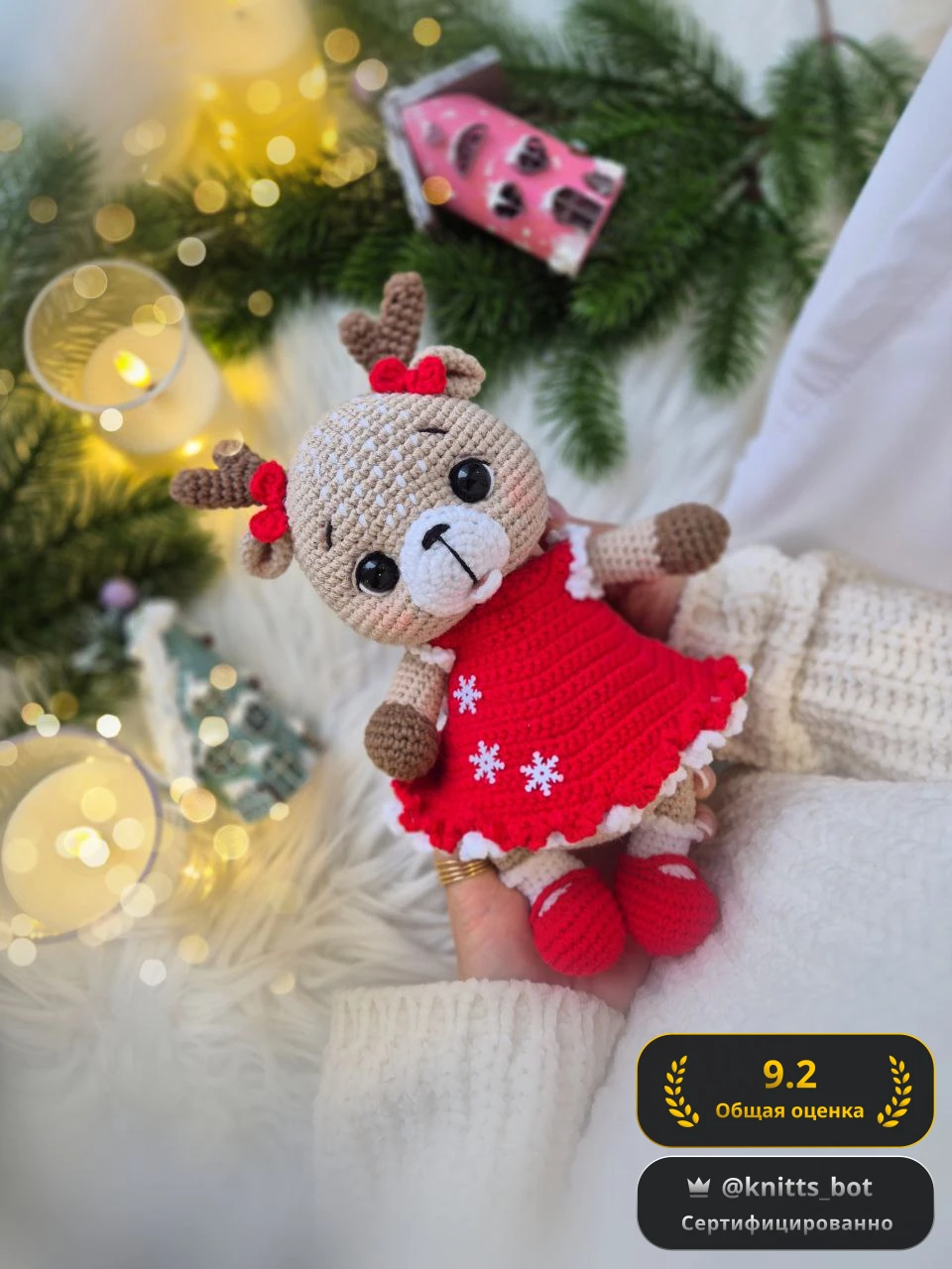 Оленёнок Снежинка ✨
