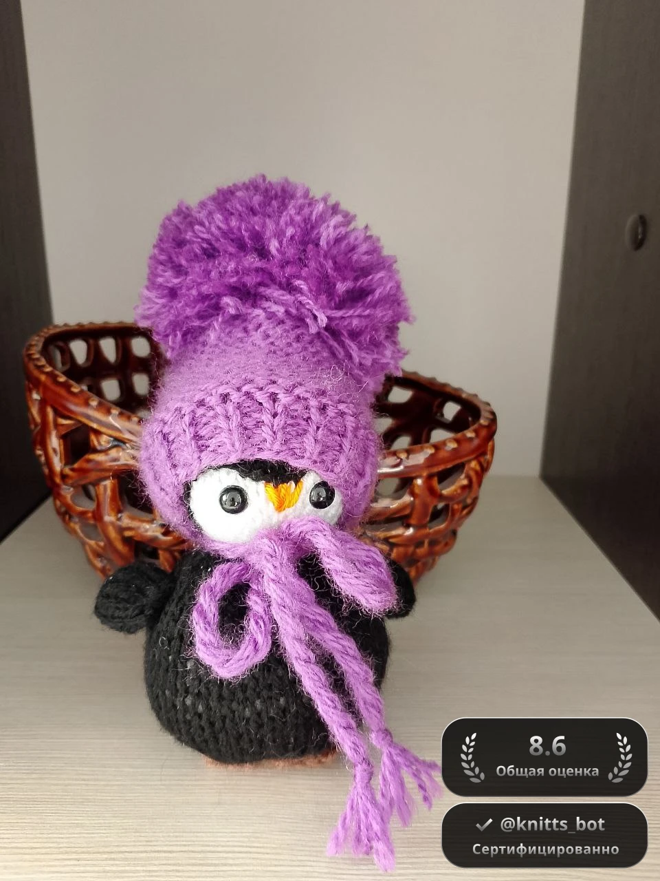 Пингвин в сирени 🐧