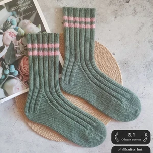 Полосатые уютные носки 🧦