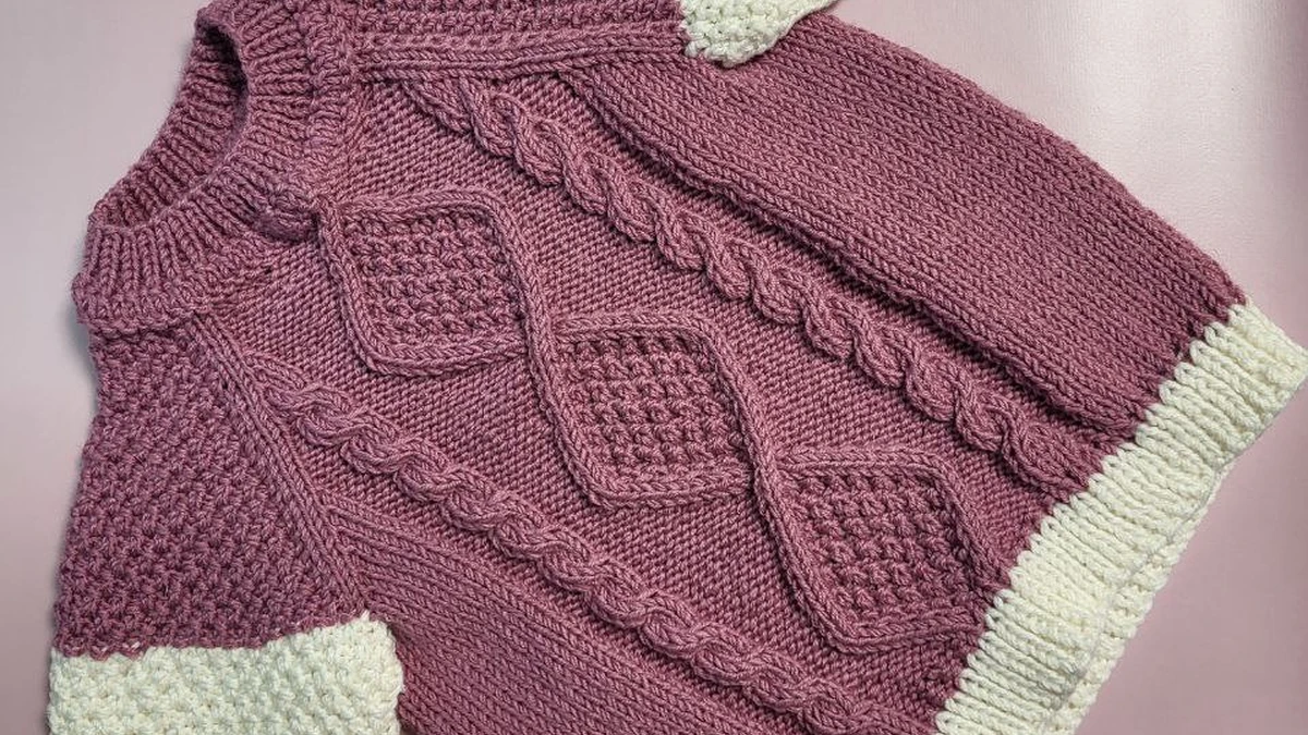 Пудровый ромбик 🧶