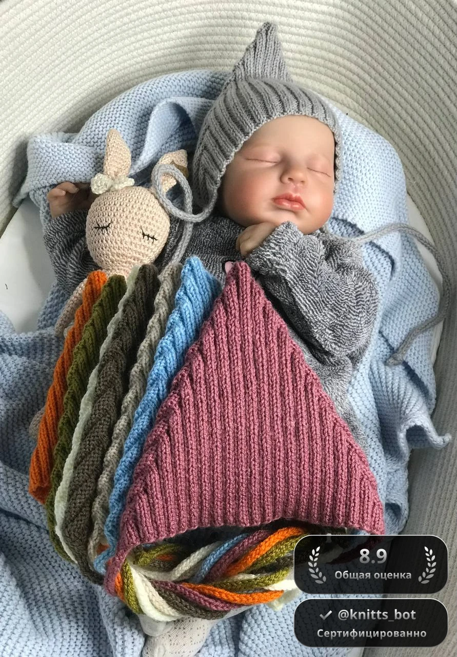 Радужный эльф-чепчик 🌈