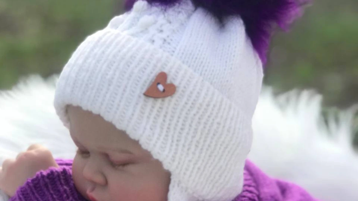 Шапочка "Сиреневая Пушинка" 🎀