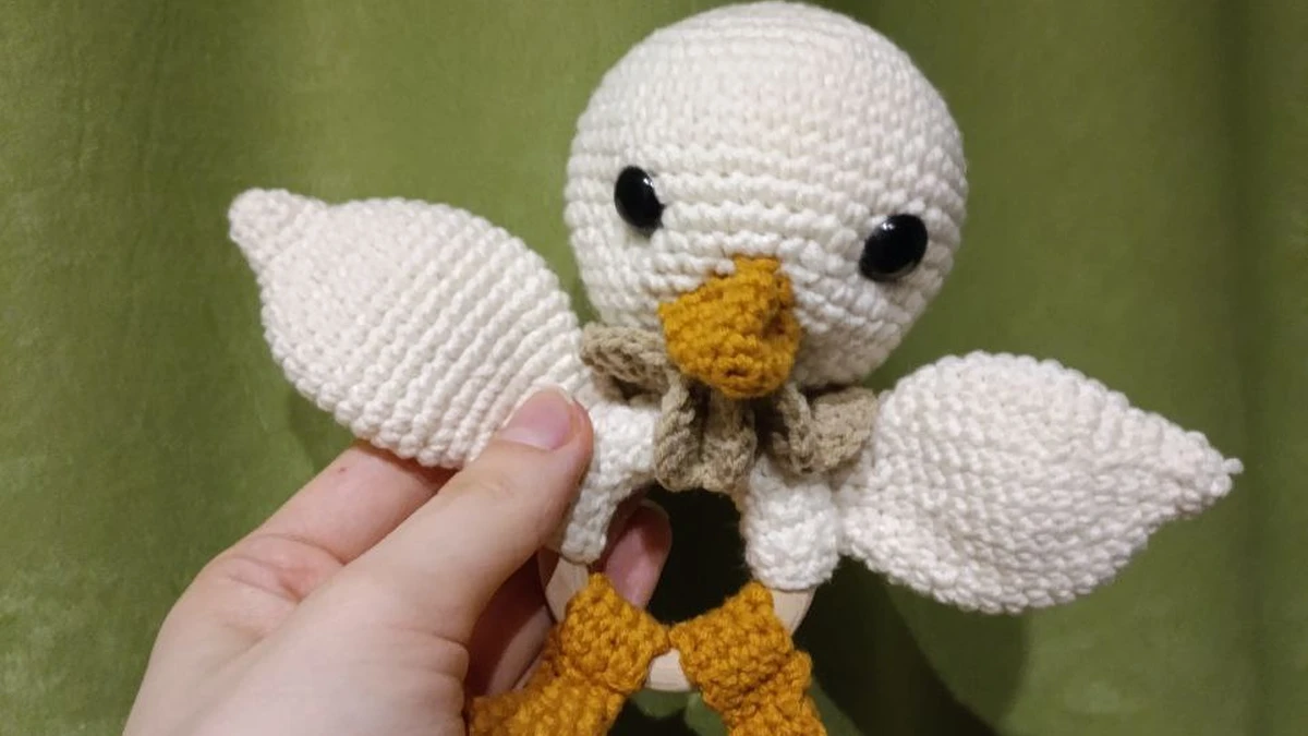 Утёнок на колечке 🦆