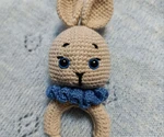 Зайчонок-погремушка 🐰