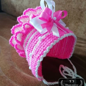 Зефирный чепчик 🎀